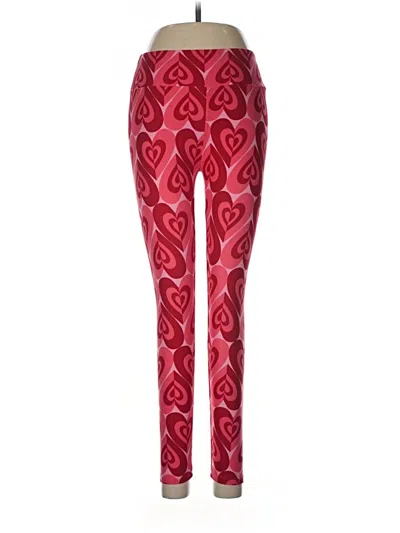 Pre-owned Lularoe Casual Pants In Red