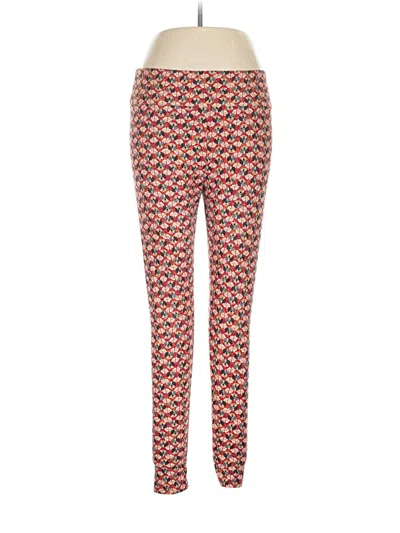 Pre-owned Lularoe Casual Pants In Red
