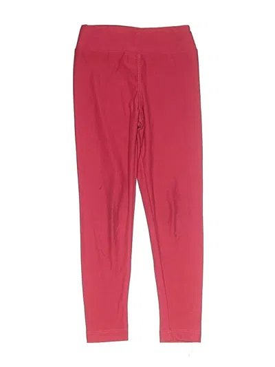 Pre-owned Lularoe Kids' Casual Pants In Red