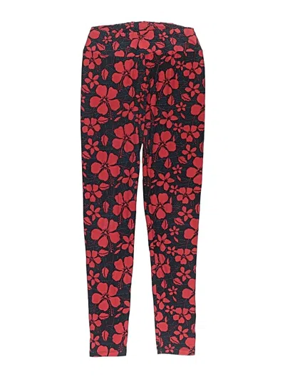 Pre-owned Lularoe Kids' Casual Pants In Red