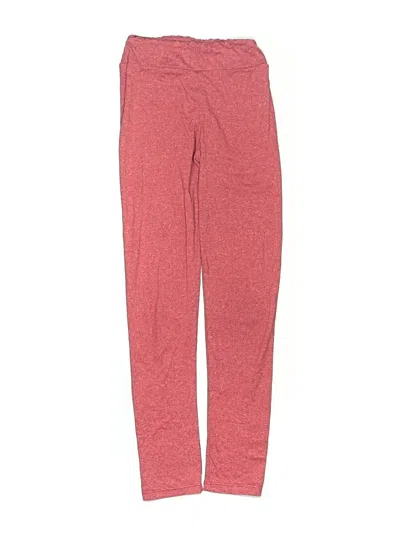 Pre-owned Lularoe Kids' Casual Pants In Red