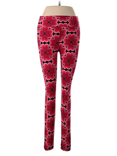 Pre-owned Lularoe Casual Pants In Red