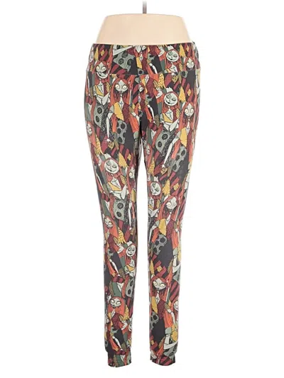 Pre-owned Lularoe Casual Pants In Red