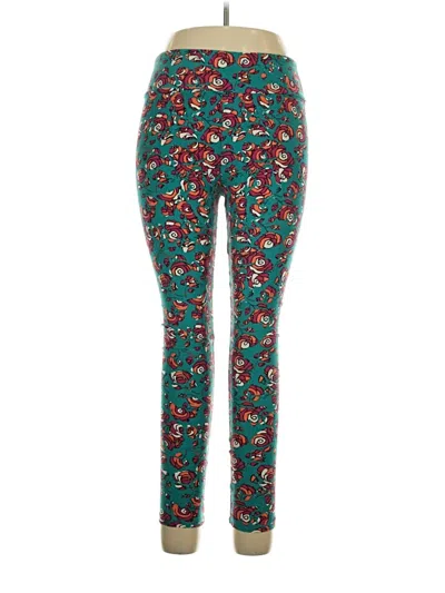 Pre-owned Lularoe Casual Pants In Teal