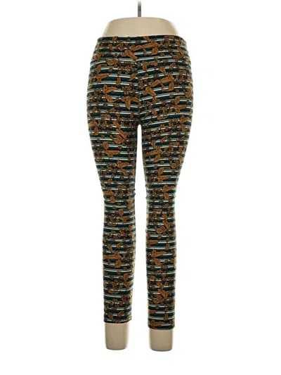 Pre-owned Lularoe Casual Pants In Teal