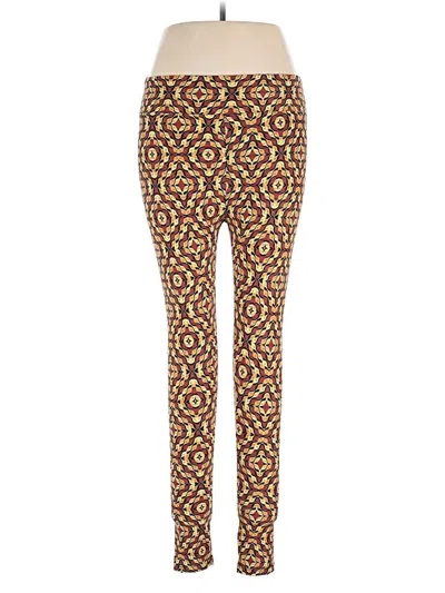 Pre-owned Lularoe Casual Pants In Yellow