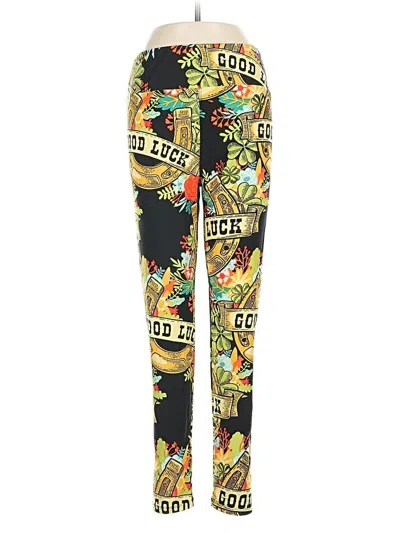 Pre-owned Lularoe Casual Pants In Yellow