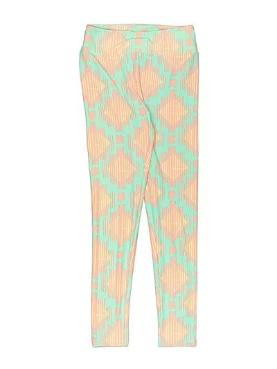 Pre-owned Lularoe Kids' Casual Pants In Yellow