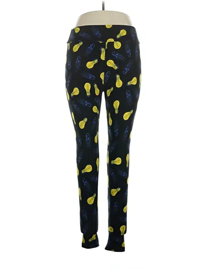 Pre-owned Lularoe Casual Pants In Yellow