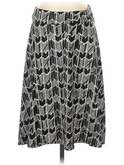 Pre-owned Lularoe Casual Skirt In Black