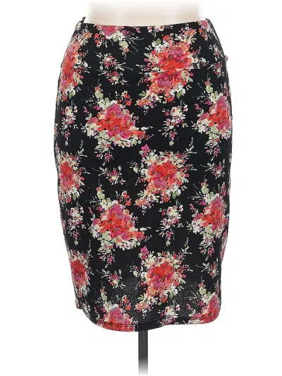 Pre-owned Lularoe Casual Skirt In Black