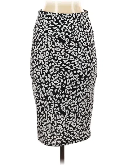 Pre-owned Lularoe Casual Skirt In Black