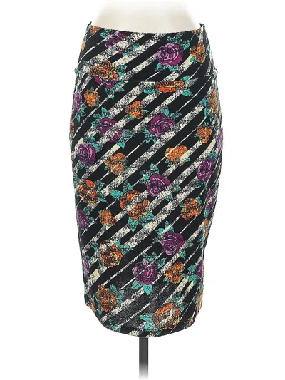 Pre-owned Lularoe Casual Skirt In Black