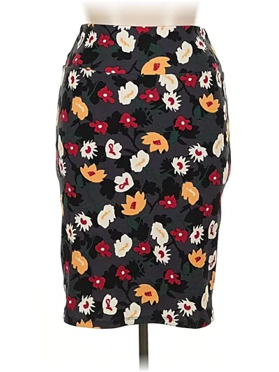 Pre-owned Lularoe Casual Skirt In Black