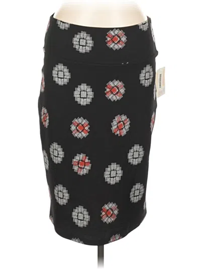 Pre-owned Lularoe Casual Skirt In Black