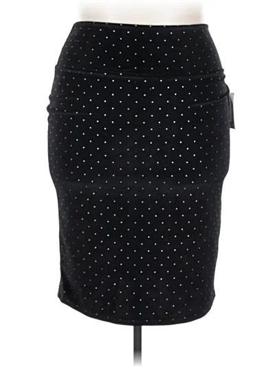 Pre-owned Lularoe Casual Skirt In Black