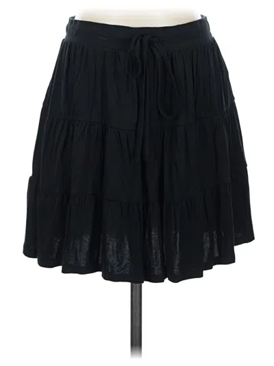 Pre-owned Lularoe Casual Skirt In Black