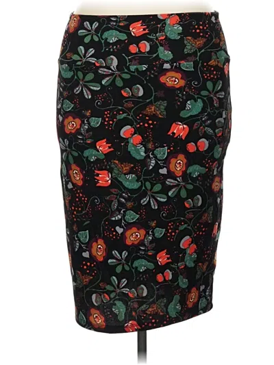 Pre-owned Lularoe Casual Skirt In Black