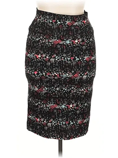 Pre-owned Lularoe Casual Skirt In Black