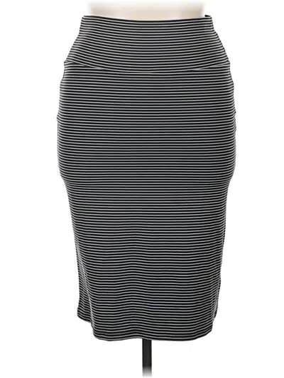 Pre-owned Lularoe Casual Skirt In Black