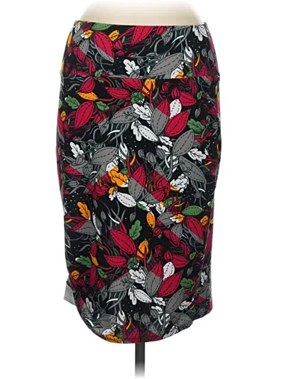 Pre-owned Lularoe Casual Skirt In Black