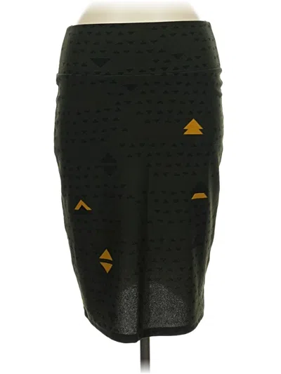 Pre-owned Lularoe Casual Skirt In Black