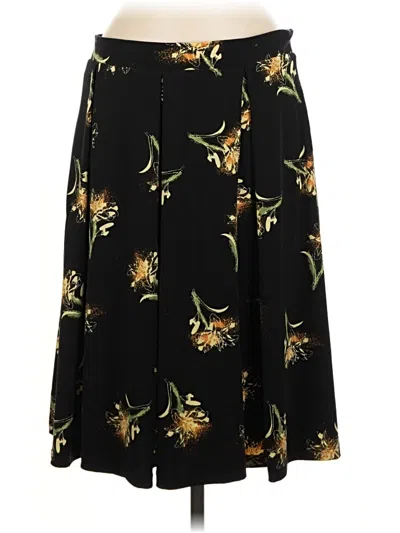 Pre-owned Lularoe Casual Skirt In Black
