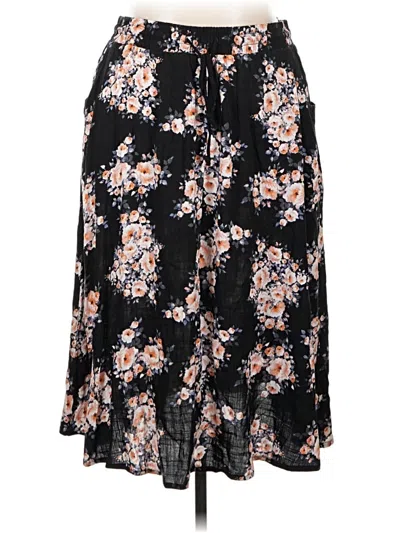 Pre-owned Lularoe Casual Skirt In Black