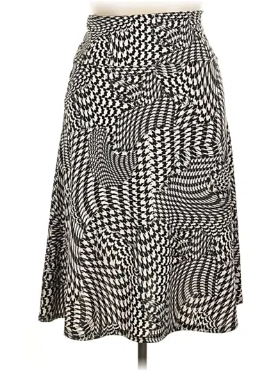 Pre-owned Lularoe Casual Skirt In Black