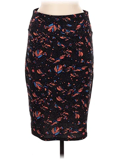 Pre-owned Lularoe Casual Skirt In Black