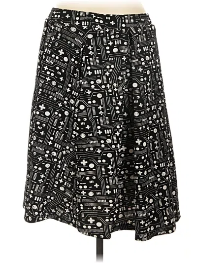 Pre-owned Lularoe Casual Skirt In Black