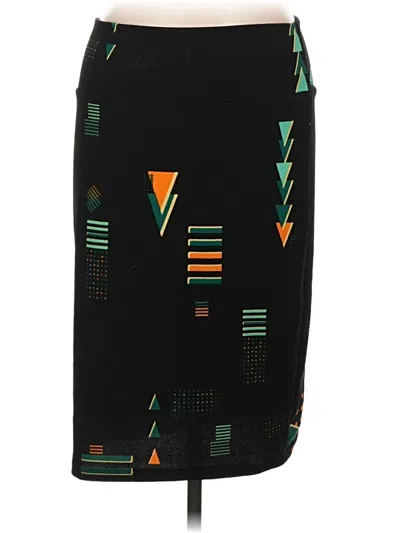 Pre-owned Lularoe Casual Skirt In Black