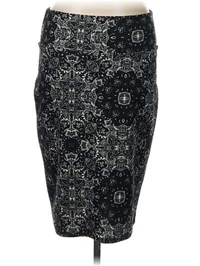 Pre-owned Lularoe Casual Skirt In Black