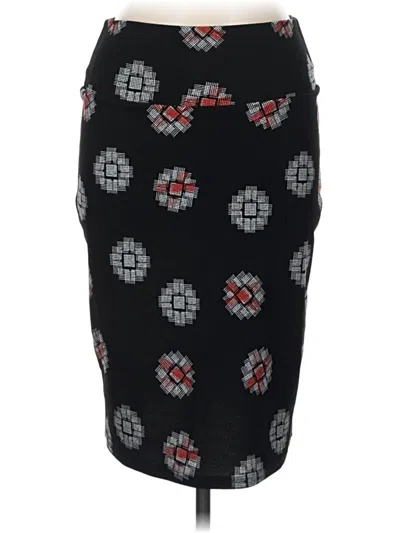 Pre-owned Lularoe Casual Skirt In Black