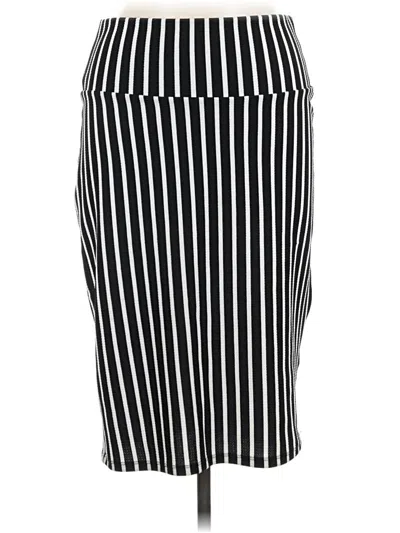 Pre-owned Lularoe Casual Skirt In Black