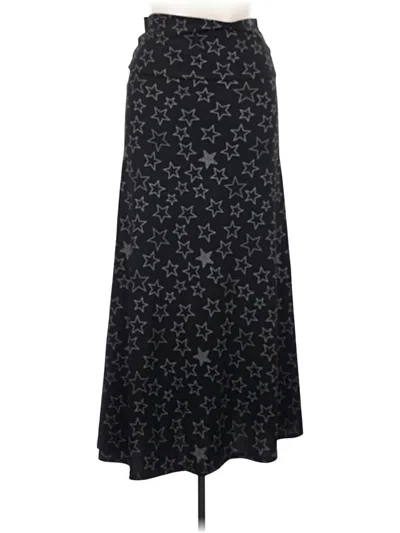 Pre-owned Lularoe Casual Skirt In Black