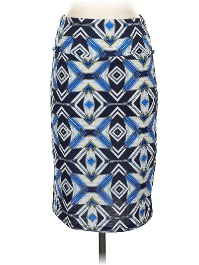 Pre-owned Lularoe Casual Skirt In Blue