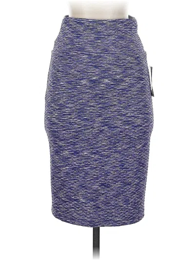 Pre-owned Lularoe Casual Skirt In Blue