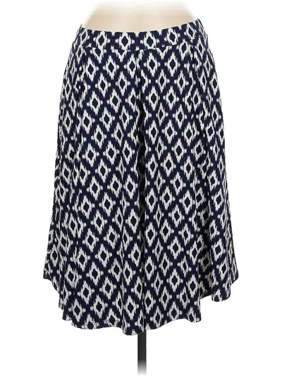 Pre-owned Lularoe Casual Skirt In Blue