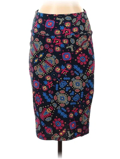 Pre-owned Lularoe Casual Skirt In Blue