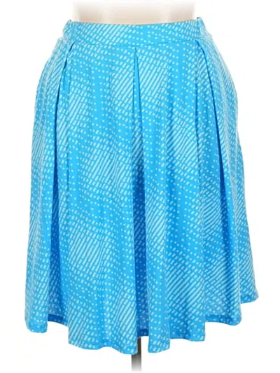 Pre-owned Lularoe Casual Skirt In Blue