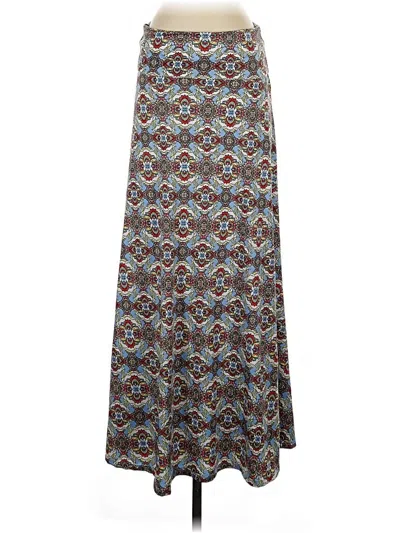 Pre-owned Lularoe Casual Skirt In Blue