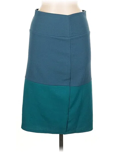 Pre-owned Lularoe Casual Skirt In Blue