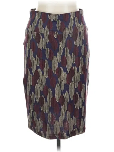 Pre-owned Lularoe Casual Skirt In Blue