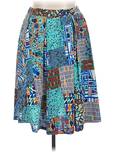 Pre-owned Lularoe Casual Skirt In Blue