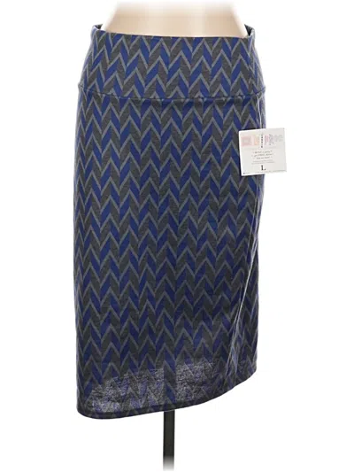 Lularoe Casual Skirt In Blue