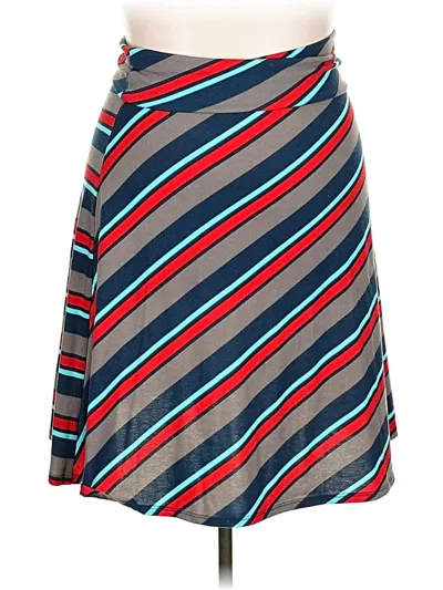 Pre-owned Lularoe Casual Skirt In Blue