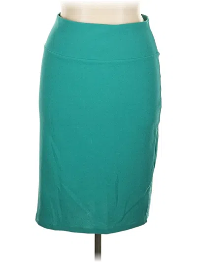Pre-owned Lularoe Casual Skirt In Blue