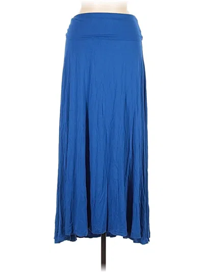 Pre-owned Lularoe Casual Skirt In Blue