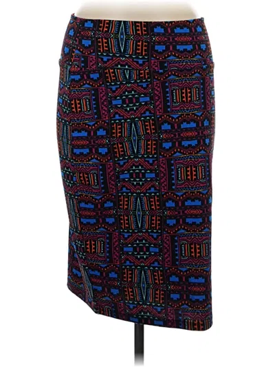 Pre-owned Lularoe Casual Skirt In Blue